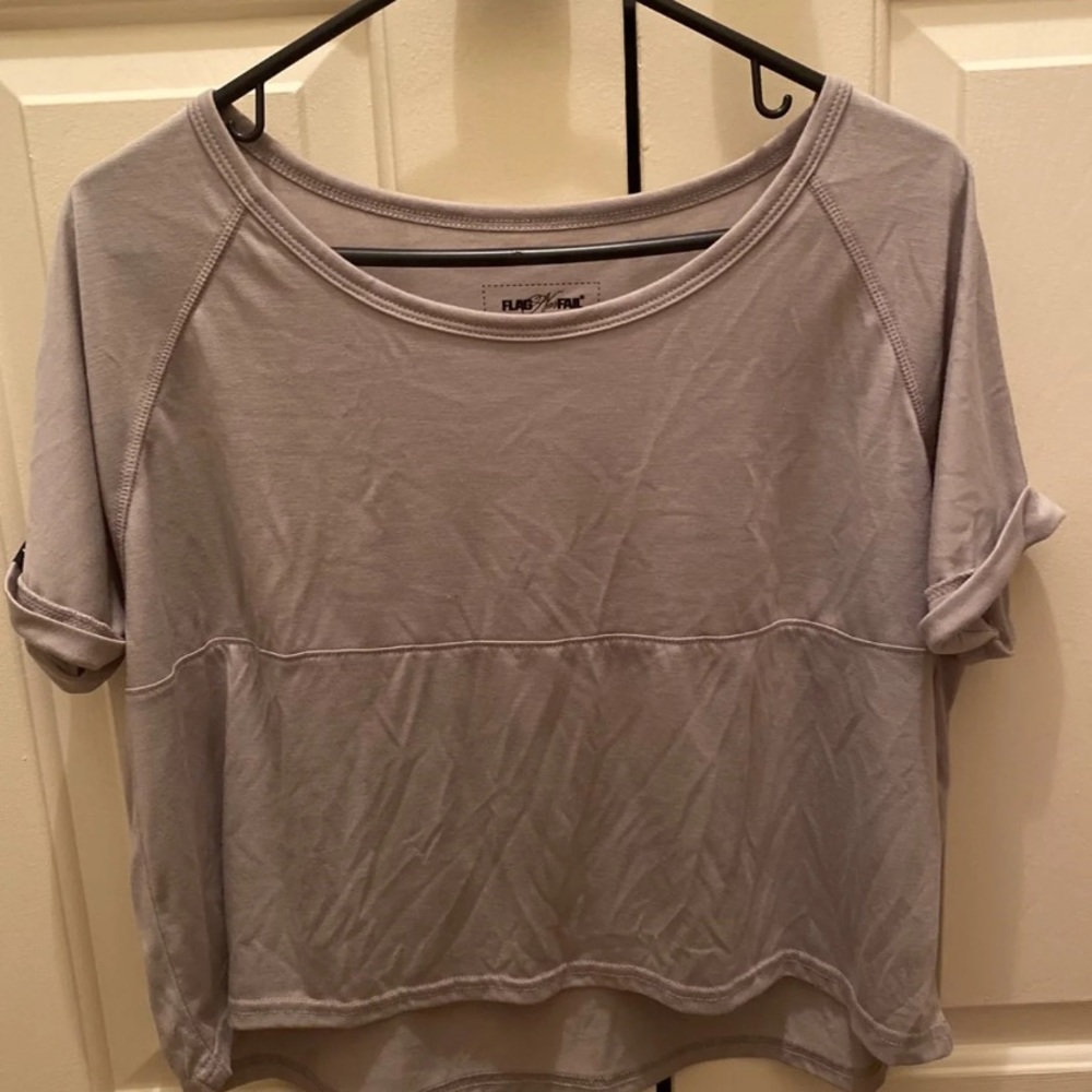 ❌SOLD❌Flag Nor Fail XS Crop Top